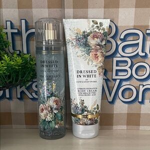 Bath & Body Works Dressed In White 2Pc Set NWT